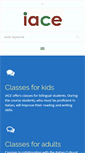 Mobile Screenshot of iacelanguage.org